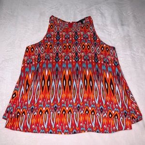 Zac & Rachel Multicolor Sleeveless Blouse